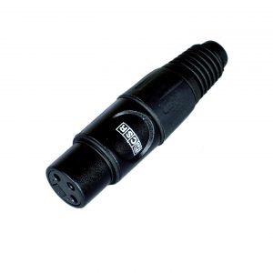 Conector cannon Q 13 BK Femea