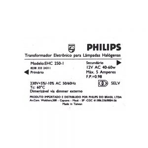 Transformador Eletronico EHC-250 Philips